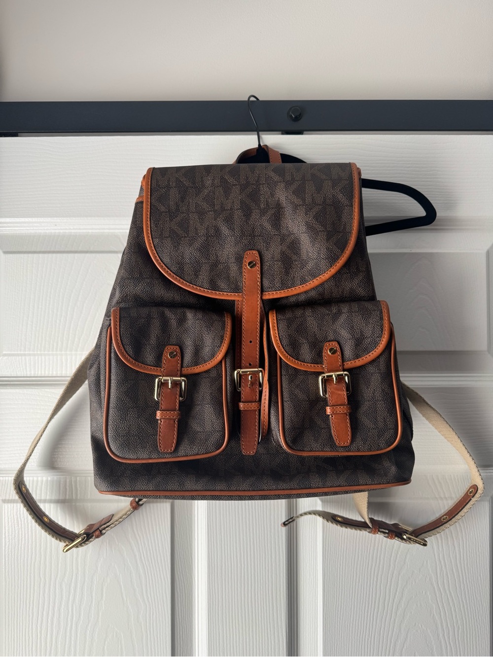 Michael Kors Jet Set Large Monogram Backpack